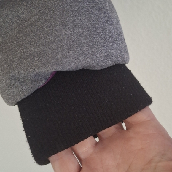 Athleta Limber convertible 2 In 1 Goose down jacket Grey Womens Large - Picture 4 of 8